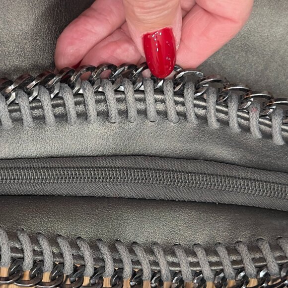 Browns Metallic Chain Crossbody Bag – Stella-McCartney Fatabella Inspired - Picture 8 of 9